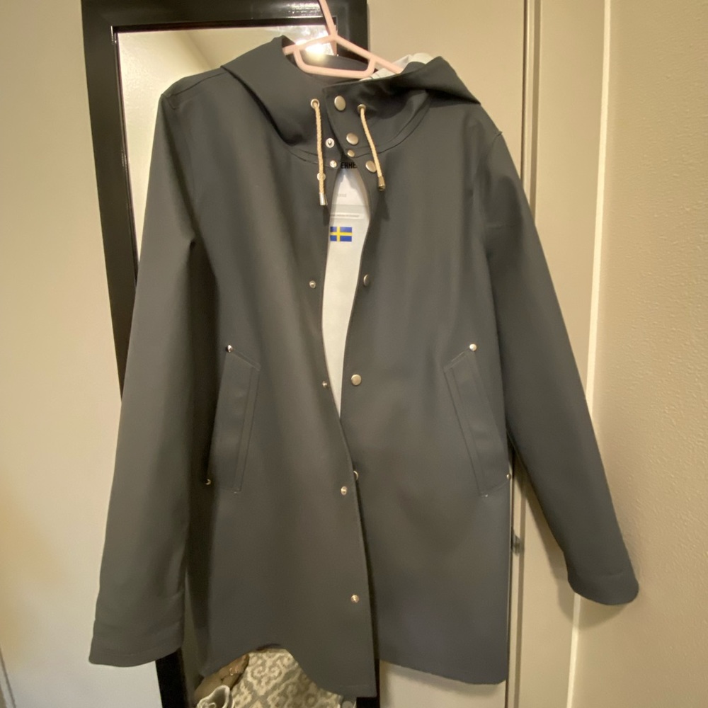 Stutterheim | Stockholm Raincoat XXS Charcoal